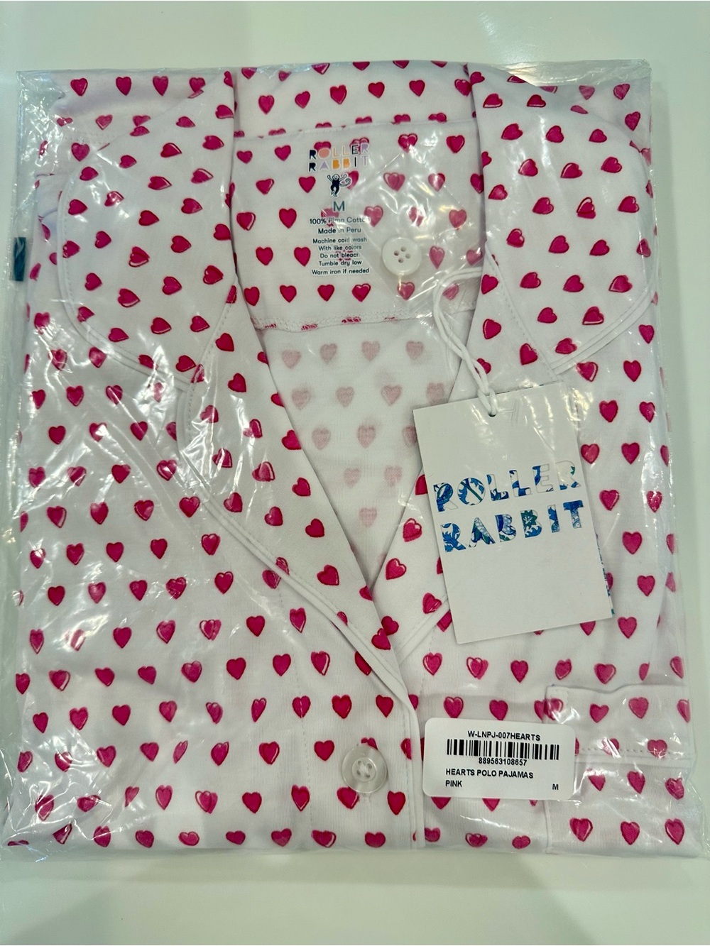 Roller Rabbit Hearts Polo Pajama Set